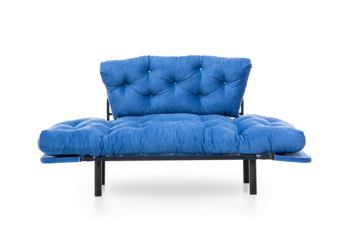 Atelier Del Sofa Nitta - Sofá-Cama de 2 Plazas Azul